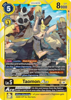 Taomon ACE - Release Special Booster 2.5 (BT19-037 SR)