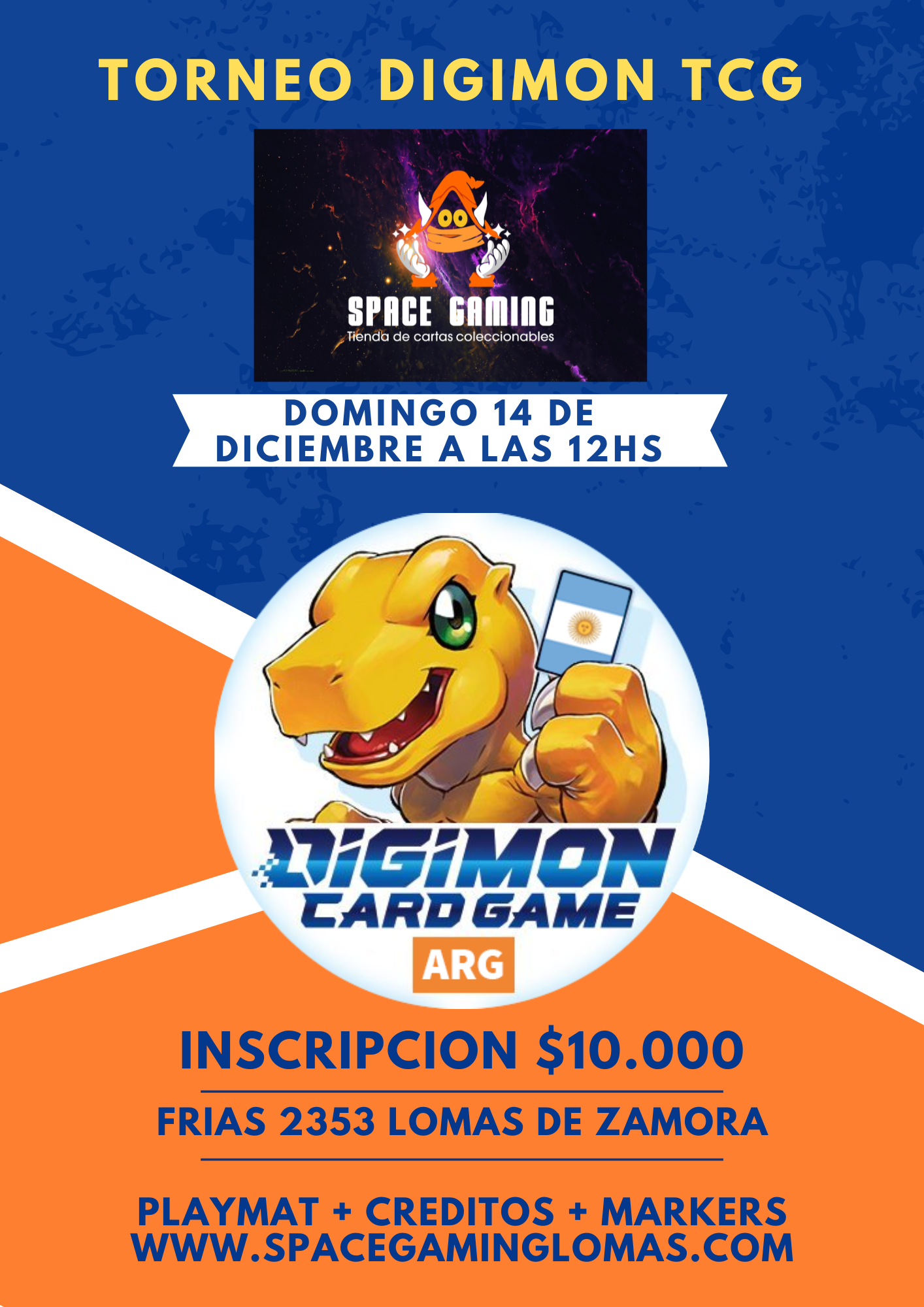 Entrada torneo DIGIMON domingo