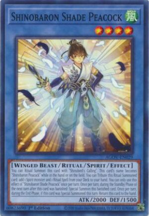 Shinobaron Shade Peacock - AGOV-EN029 - Common