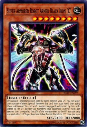 Super Armored Robot Armed Black Iron "C" - SAST-EN097 - Common Unlimited