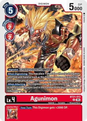 Agunimon - World Convergence (BT21-013 U)