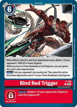 Bind Red Trigger (Store Tournament 2025 Vol.2 Participation Pack) - Digimon Promotion Cards (D-PR)