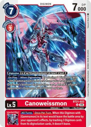 Canoweissmon - World Convergence (BT21-022 U)