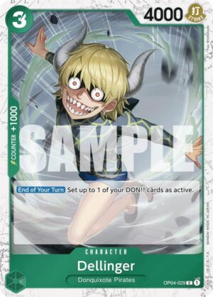 Dellinger (Jolly Roger Foil) - Premium Booster -The Best- (OP4-029 C)