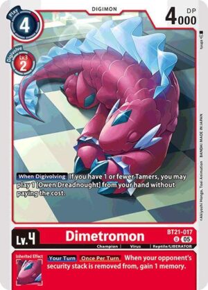 Dimetromon - World Convergence (BT21-017 U)