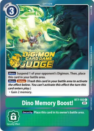 Dino Memory Boost! (Judge Pack 3) - Next Adventure (BT7-102 C)