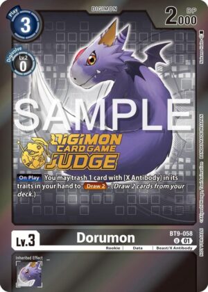 Dorumon (Judge Pack 5) - X Record (BT9-058 U)
