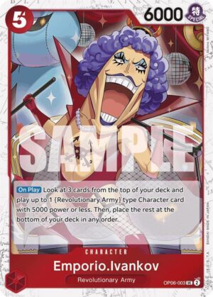 Emporio.Ivankov (Jolly Roger Foil) - Premium Booster -The Best- (OP06-003 UC)