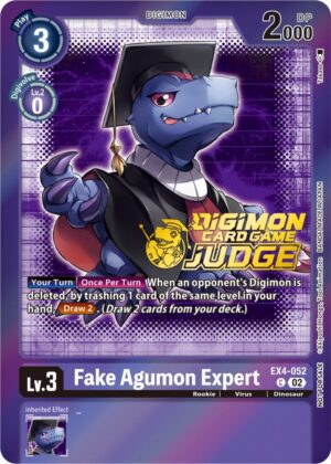 Fake Agumon Expert - EX4-052 (Judge Pack 4) - Alternative Being Booster (EX4-052 C)