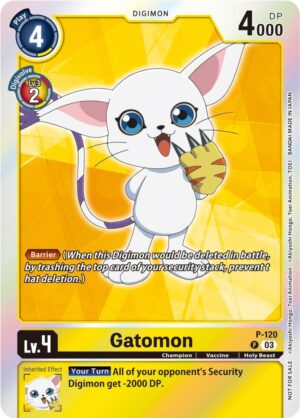 Gatomon - P-120 (Tamer Party Pack -The Beginning- Ver. 2.0) - Digimon Promotion Cards (D-PR)