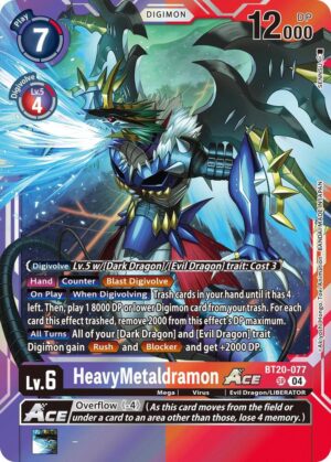 HeavyMetaldramon ACE - Release Special Booster 2.5 (BT20-077 SR)