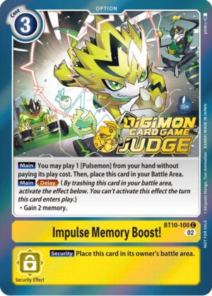 Impulse Memory Boost! (Judge Pack 3) - Xros Encounter (BT10-100 C)