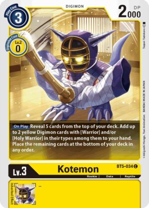 Kotemon - Battle of Omni (BT5-034 C)