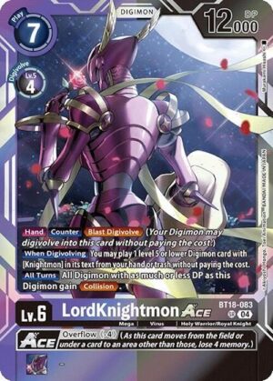 LordKnightmon ACE - Release Special Booster 2.0 (BT18-083 SR)