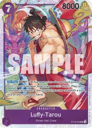 Luffy-Tarou - Starter Deck 18: PURPLE Monkey.D.Luffy (ST18-005 SR)