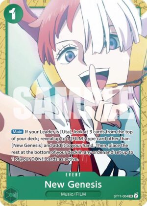 New Genesis - Starter Deck 16: GREEN Uta (ST-16)