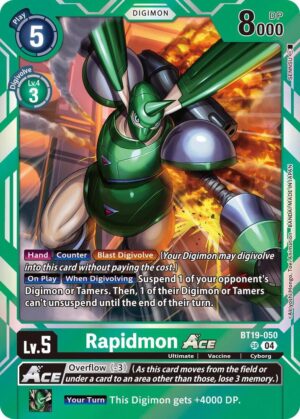 Rapidmon ACE - Release Special Booster 2.5 (BT19-050 SR)