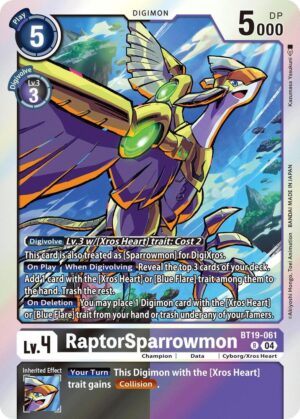 RaptorSparrowmon - Release Special Booster 2.5 (BT19-061 R)