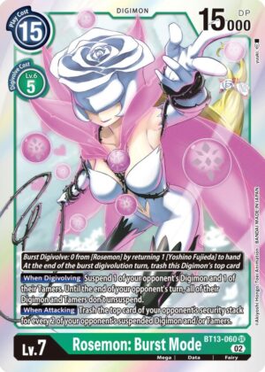 Rosemon: Burst Mode - Versus Royal Knights (BT13-060 SR)