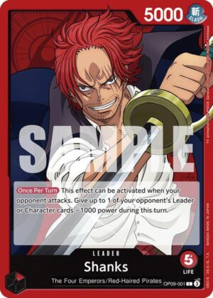 Shanks (001) - Emperors in the New World (OP09-001 L)