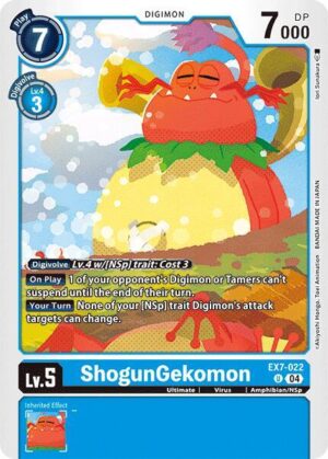 ShogunGekomon - Digimon LIBERATOR (EX7-022 U)