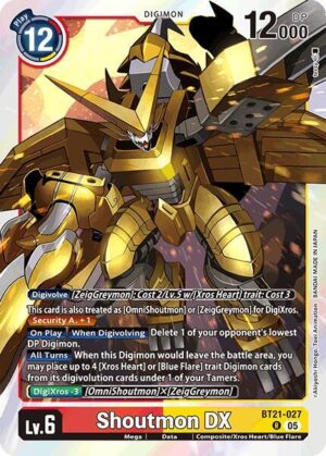 Shoutmon DX - World Convergence (BT21-027 R)