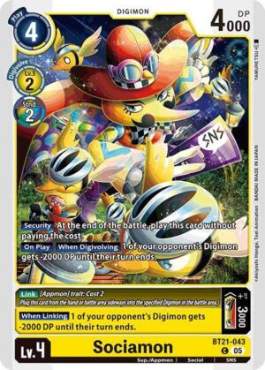 Sociamon - World Convergence (BT21-043 C)
