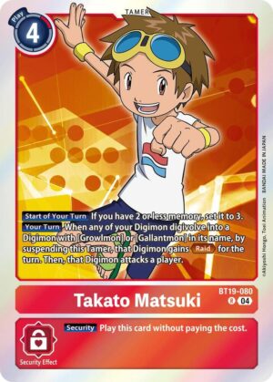 Takato Matsuki - Release Special Booster 2.5 (BT19-080 R)