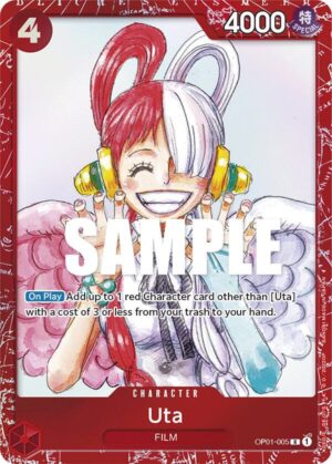 Uta (Premium Card Collection -ONE PIECE FILM RED Edition-) - One Piece Promotion Cards (OP01-005 R)