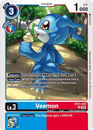 Veemon - World Convergence (BT21-032 U)