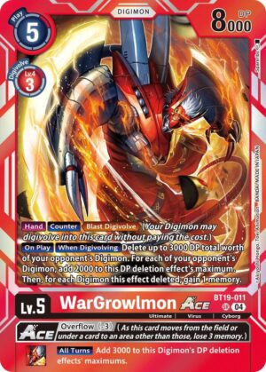 WarGrowlmon ACE - Release Special Booster 2.5 (BT19-011 SR)