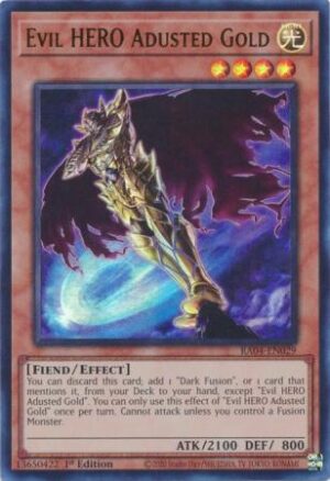 Evil HERO Adusted Gold - RA04-EN029 - Ultra Rare