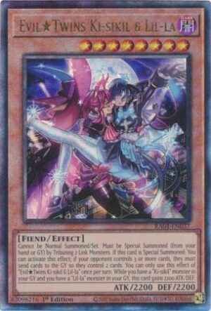 EvilTwins Ki-sikil & Lil-la - RA04-EN037 - Ultimate Rare