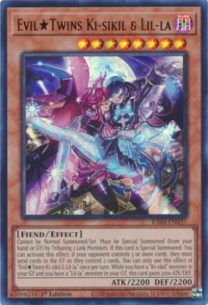 EvilTwins Ki-sikil & Lil-la - RA04-EN037 - Ultra Rare