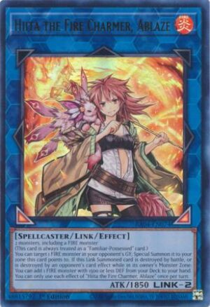 Hiita the Fire Charmer, Ablaze - RA04-EN074 - Ultra Rare