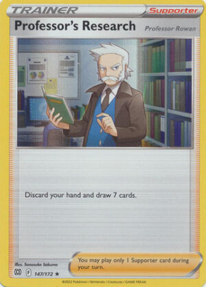 Professor's Research - Professor Rowan - 147/172 - Holo Rare