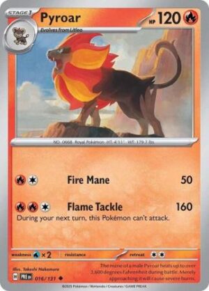 Pyroar - 016/131 - Uncommon (ESPAÑOL)