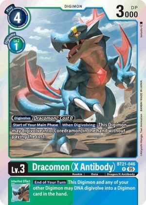 Dracomon (X Antibody) - World Convergence (BT21-046 R)