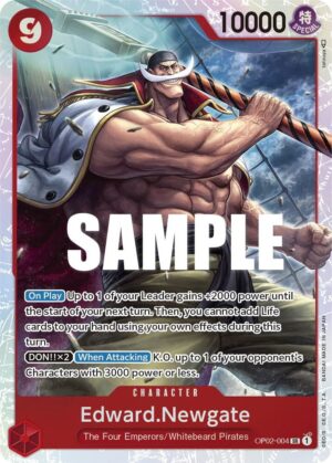 Edward.Newgate (004) - Paramount War (OP02-004 SR)