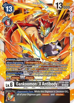 Gankoomon (X Antibody) - Release Special Booster 2.5 (BT20-059 R)