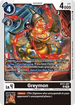 Greymon - World Convergence (BT21-057 U)