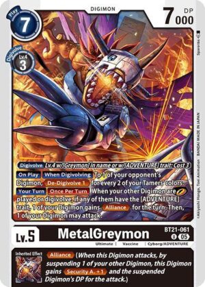 MetalGreymon - World Convergence (BT21-061 U)