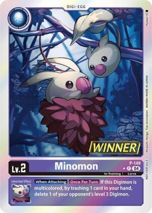 Minomon - P-149 (Store Tournament 2024 Jul. - Sep. Winner Pack) - Digimon Promotion Cards (D-PR)