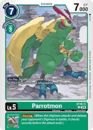 Parrotmon - Starter Deck 18: Guardian Vortex (ST18-11 U)