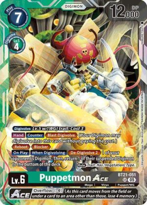 Puppetmon ACE - World Convergence (BT21-051 SR)