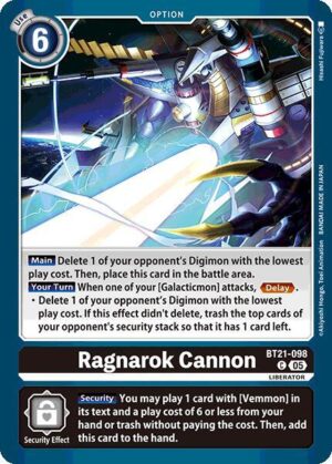 Ragnarok Cannon - World Convergence (BT21-098 C)