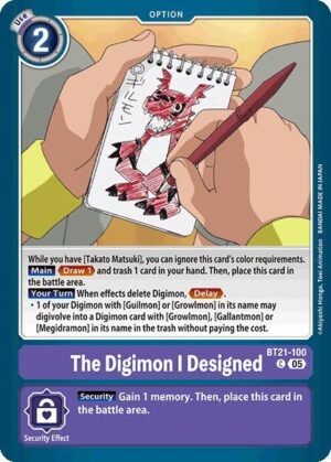 The Digimon I Designed - World Convergence (BT21-100 C)