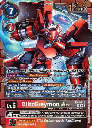 BlitzGreymon ACE - Versus Monsters (EX9-013 R)