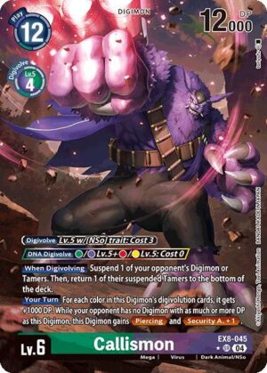 Callismon (Alternate Art) - Chain of Liberation (EX8-045 SR)