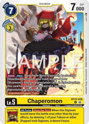 Chaperomon - Cyber Eden (BT22-036 U)